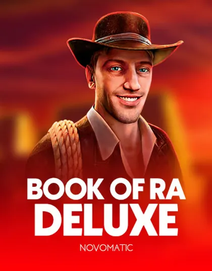 Book of Ra Deluxe slot by Novomatic at Kingia Casino